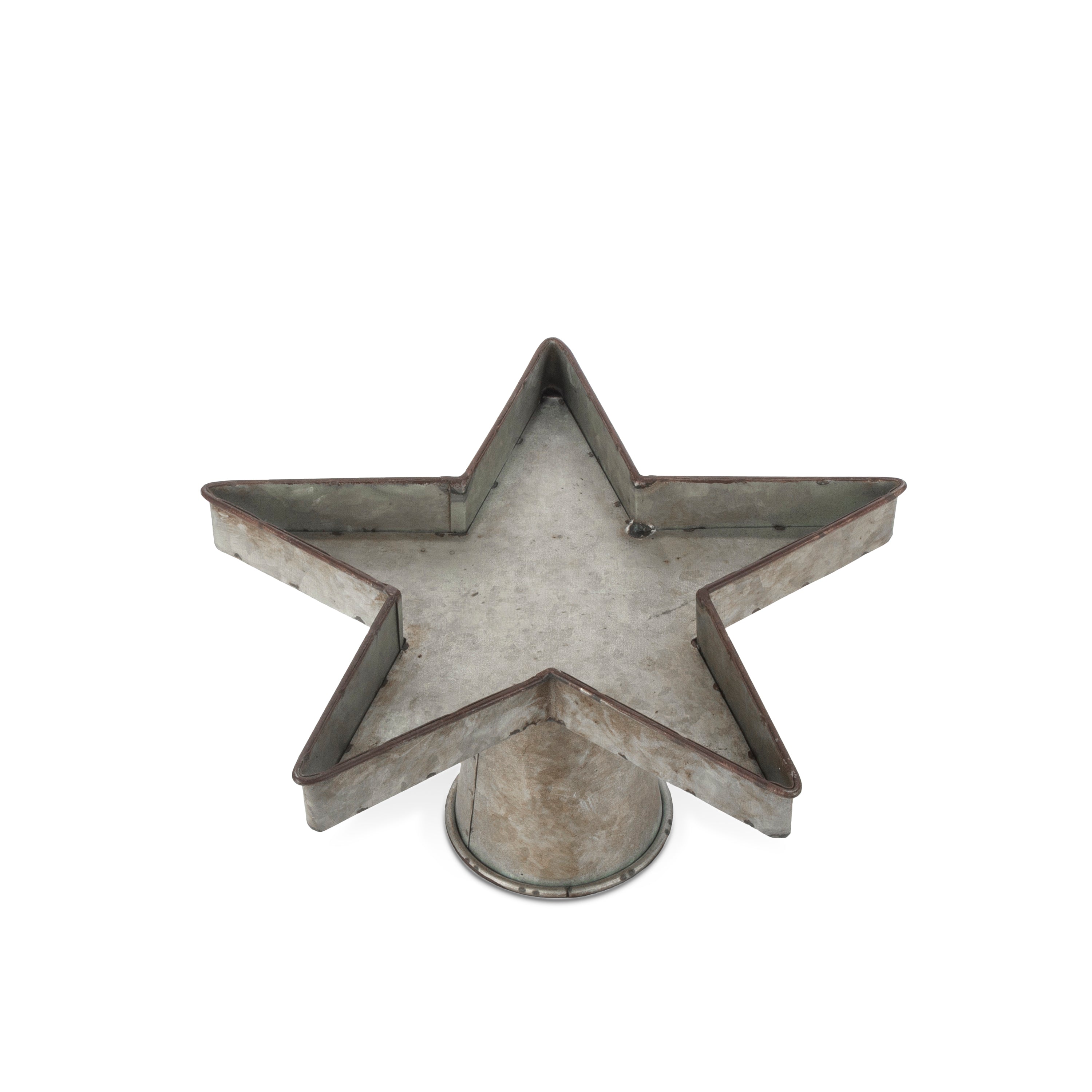 Set of 3 Metal Decorative Star Plant Stands